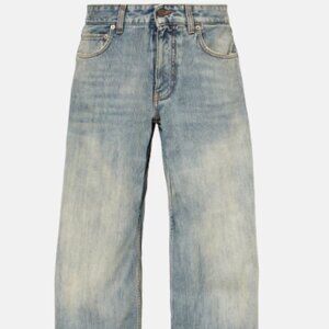 Balenciaga Mid-rise wide-leg jeans